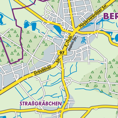 Übersichtsplan Bernsdorf