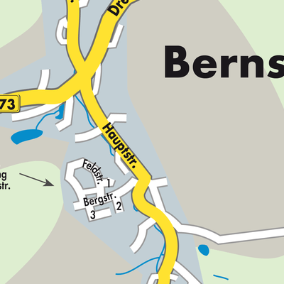 Stadtplan Bernsdorf