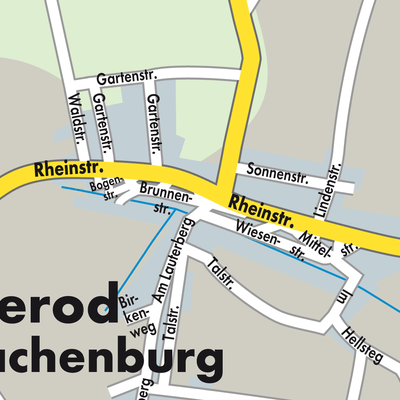 Stadtplan Berod bei Hachenburg