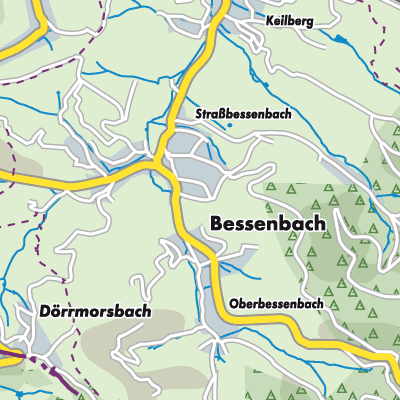 Übersichtsplan Bessenbach