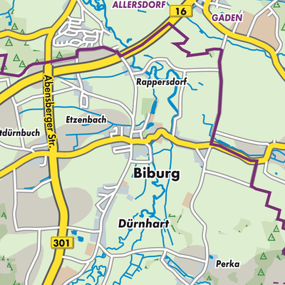 Übersichtsplan Biburg