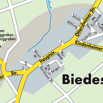 Stadtplan Biedesheim