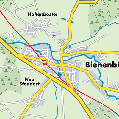 Übersichtsplan Bienenbüttel