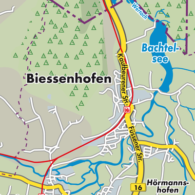 Übersichtsplan Biessenhofen