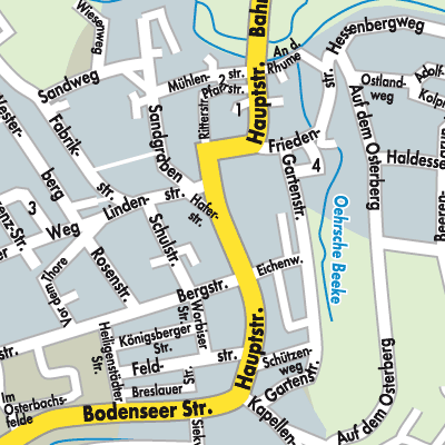 Stadtplan Bilshausen