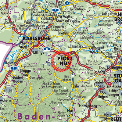 Landkarte Birkenfeld
