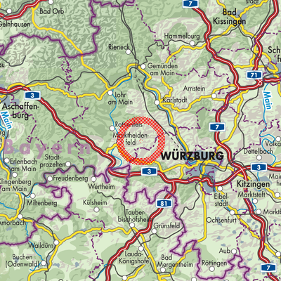 Landkarte Birkenfeld
