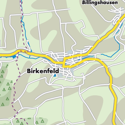 Übersichtsplan Birkenfeld