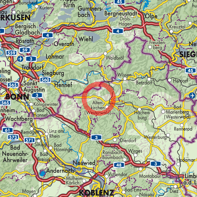 Landkarte Birnbach