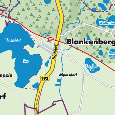 Übersichtsplan Blankenberg