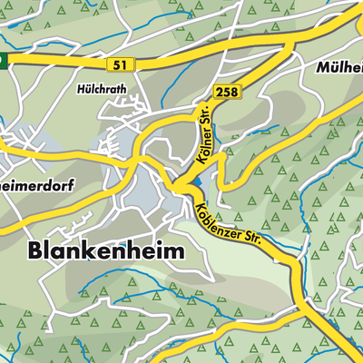 Übersichtsplan Blankenheim