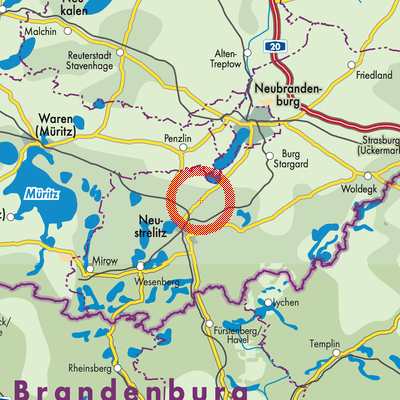 Landkarte Blumenholz