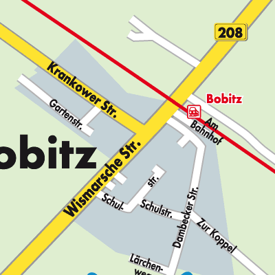Stadtplan Bobitz