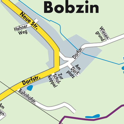 Stadtplan Bobzin