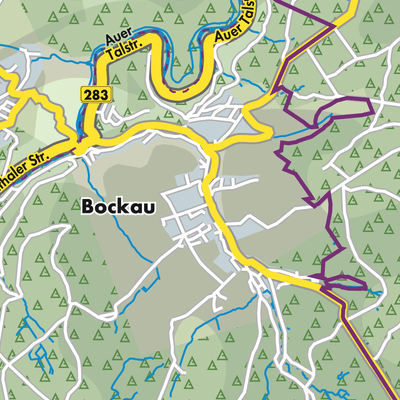 Übersichtsplan Bockau