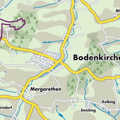Übersichtsplan Bodenkirchen