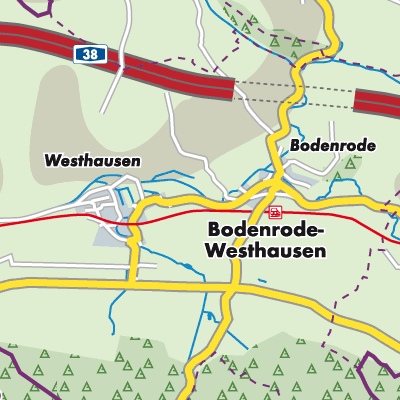 Übersichtsplan Bodenrode-Westhausen