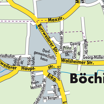 Stadtplan Böchingen