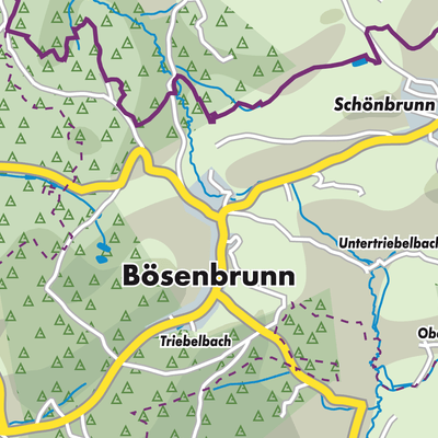 Übersichtsplan Bösenbrunn
