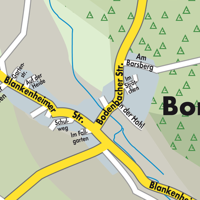 Stadtplan Bongard