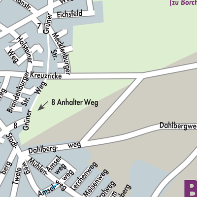 Stadtplan Borchen