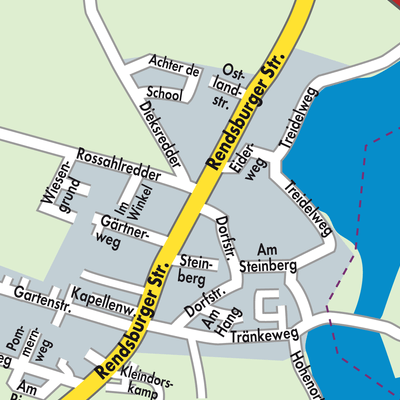 Stadtplan Borgstedt