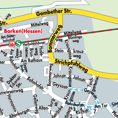 Stadtplan Borken