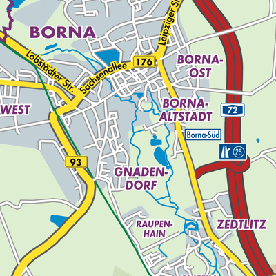 Übersichtsplan Borna