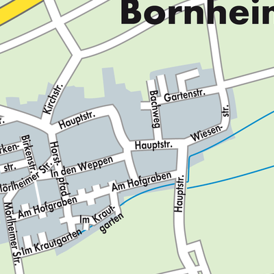 Stadtplan Bornheim