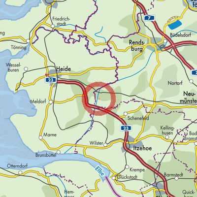 Landkarte Bornholt