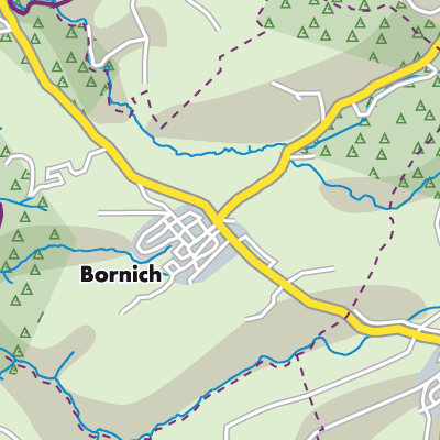 Übersichtsplan Bornich