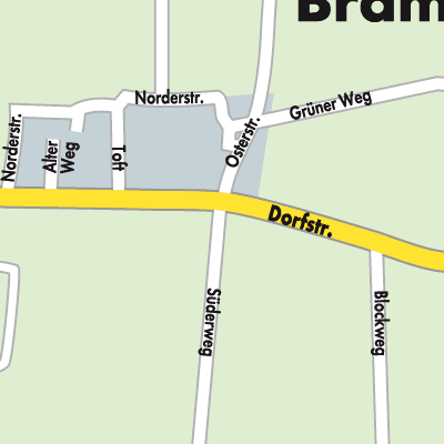 Stadtplan Bramstedtlund