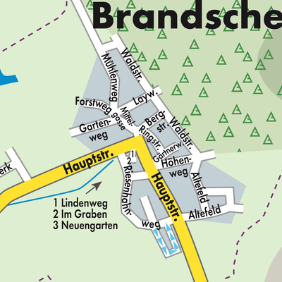 Stadtplan Brandscheid