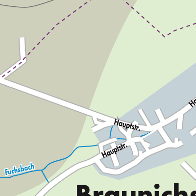 Stadtplan Braunichswalde
