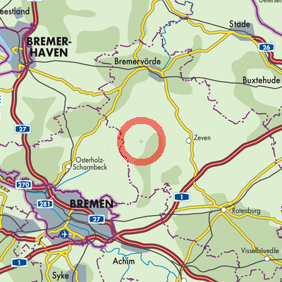 Landkarte Breddorf