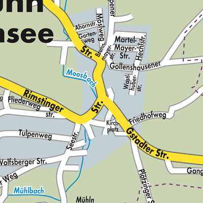 Stadtplan Breitbrunn am Chiemsee