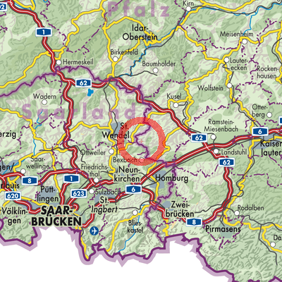 Landkarte Breitenbach