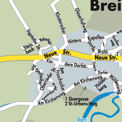 Stadtplan Breitenthal