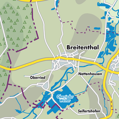 Übersichtsplan Breitenthal