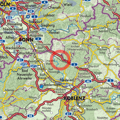 Landkarte Breitscheid