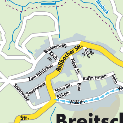 Stadtplan Breitscheid