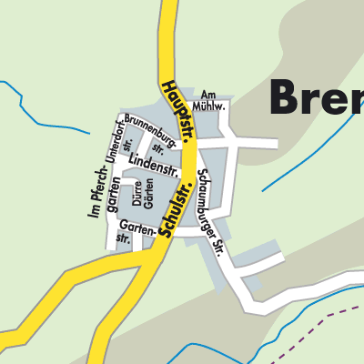 Stadtplan Bremberg