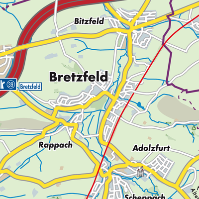 Übersichtsplan Bretzfeld
