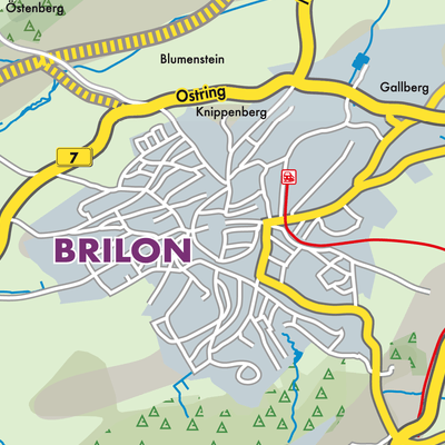 Übersichtsplan Brilon