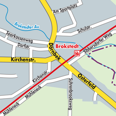 Stadtplan Brokstedt
