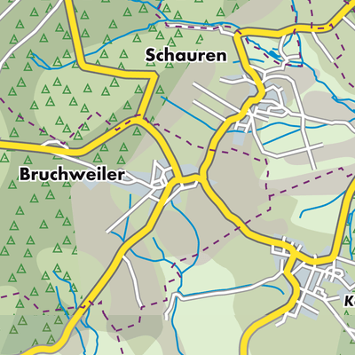 Übersichtsplan Bruchweiler