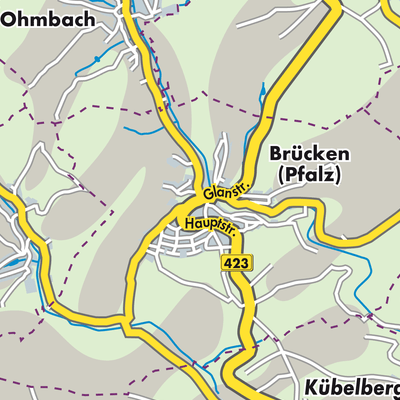 Übersichtsplan Brücken (Pfalz)