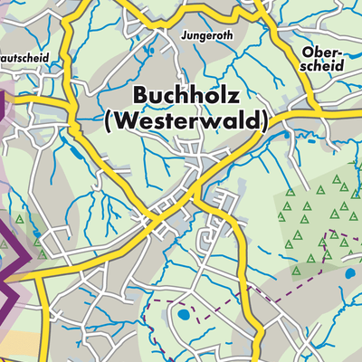 Übersichtsplan Buchholz (Westerwald)