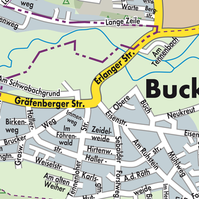 Stadtplan Buckenhof
