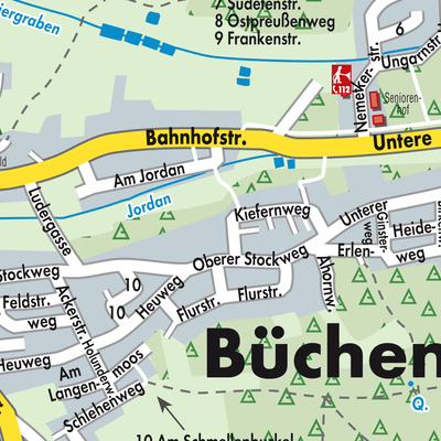 Stadtplan Büchenbach